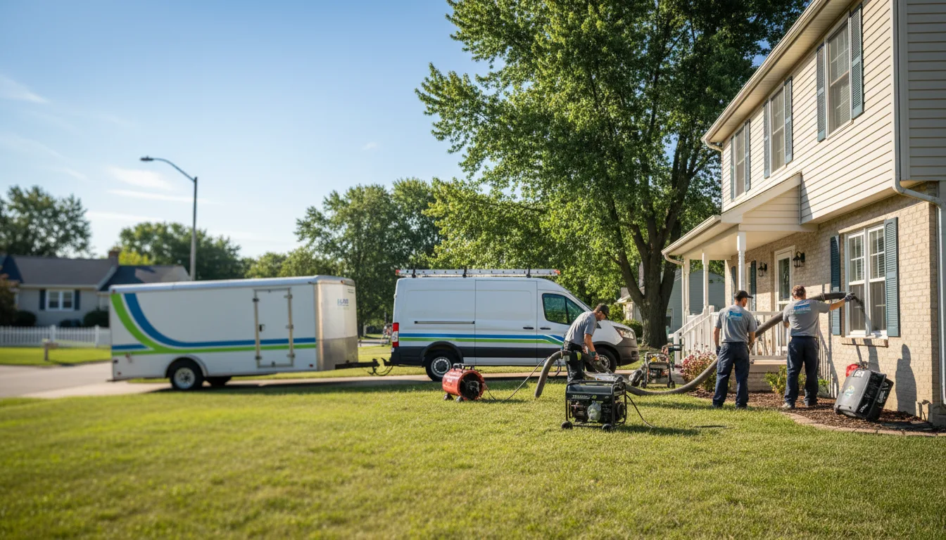 Flooded Basement Restoration And Cleanup With Repair in Glandorf, OH near me